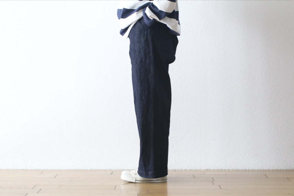 WOMEN'STOUJOURSʥȥ塼ˡBack String Waist Overalls - 14OZ. SELVAGE CLASSIC DENIM CLOTH