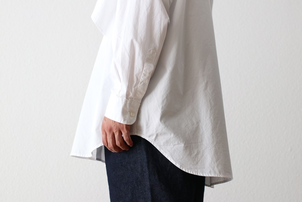 【良品】エンジニアードガーメンツ　ショールカラーシャツ　白　サイズM Engineered Garments (エンジニアードガーメンツ) 