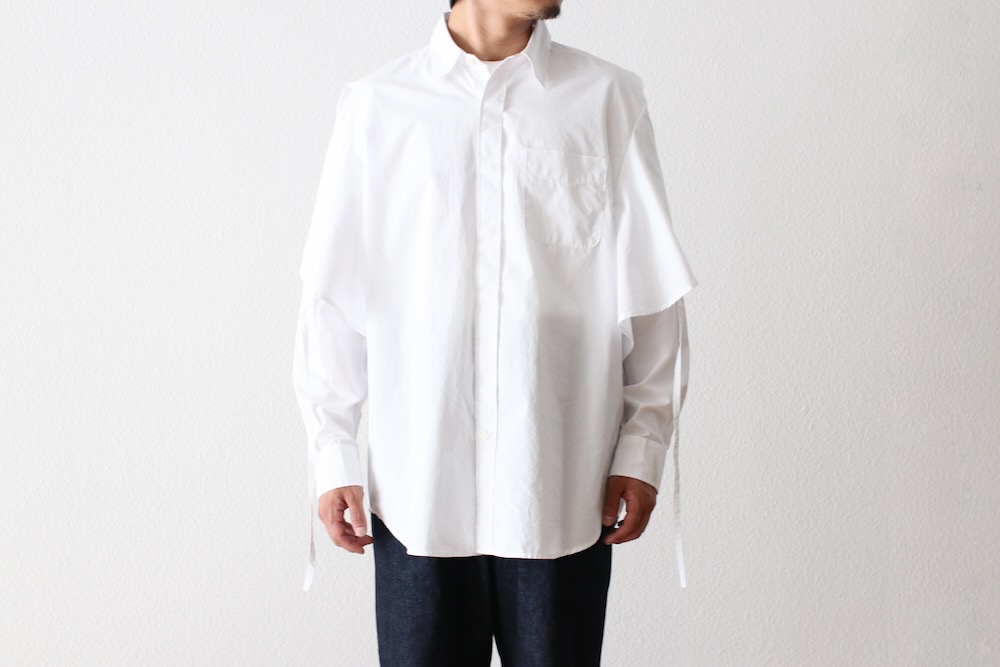 美品 エンジニアードガーメンツ 現行 ホワイト ワークシャツ ブロードクロス S Engineered Garments (エンジニアードガーメンツ) 