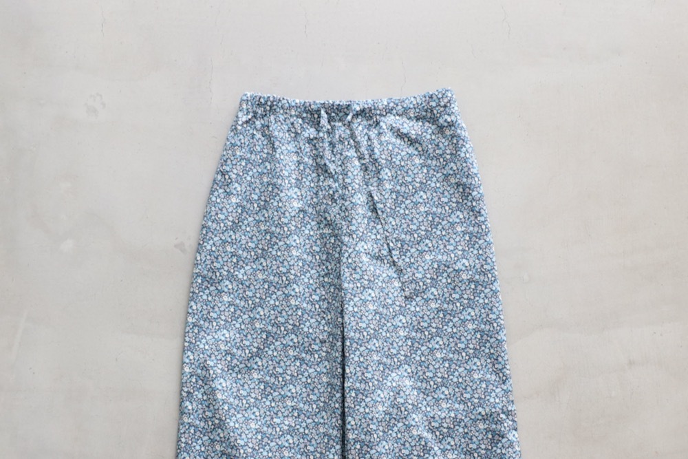 WOMEN'STOUJOURSʥȥ塼ˡRelax Pants - LIBERTY BLUE FLOWER PRINT COTTON CLOTH"