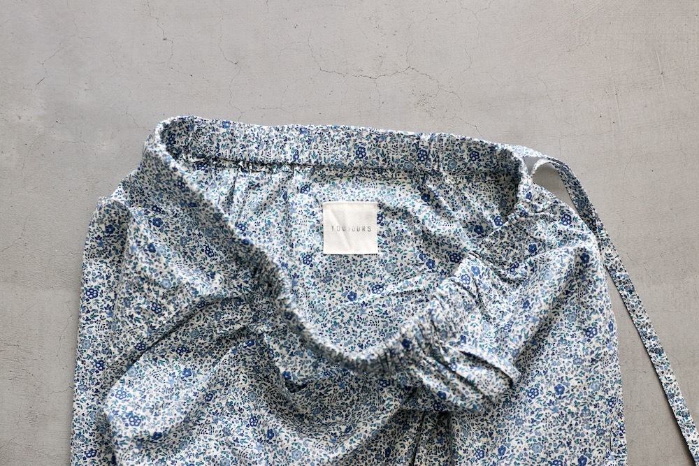 WOMEN'STOUJOURSʥȥ塼ˡRelax Pants - LIBERTY BLUE FLOWER PRINT COTTON CLOTH"