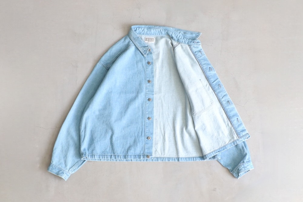 C.E(��������) "WASHED DENIM SHORT SHIRT JACKET"
