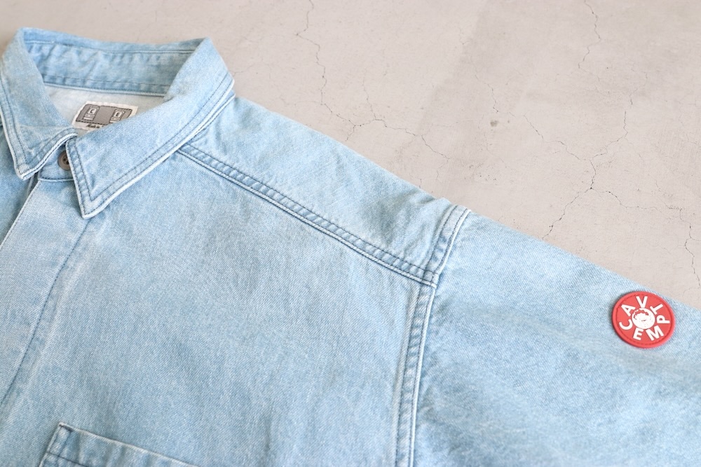 C.E(��������) "WASHED DENIM SHORT SHIRT JACKET"