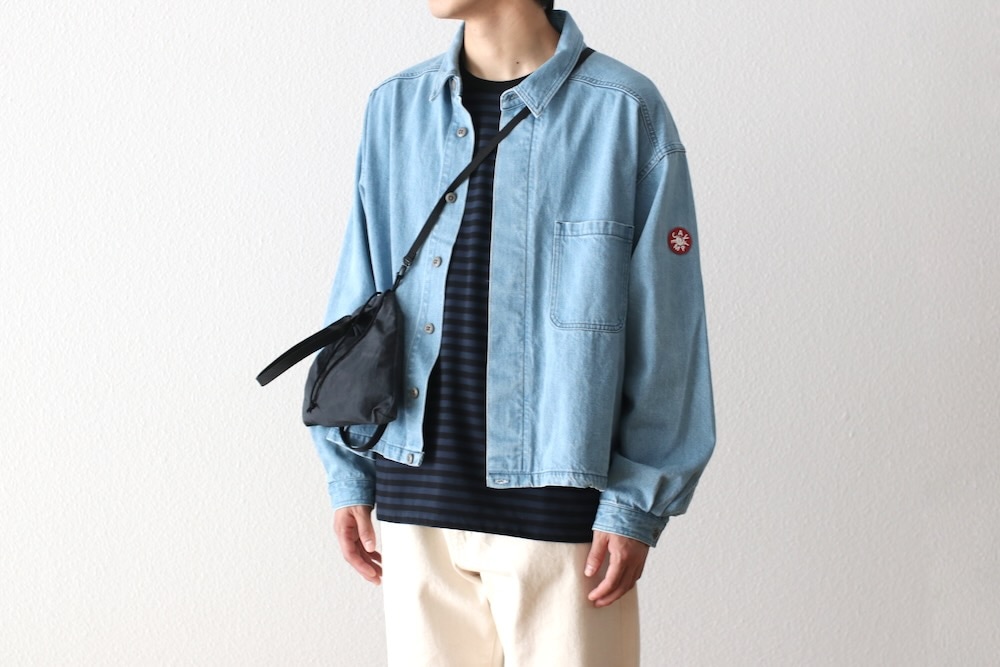 C.E(��������) "WASHED DENIM SHORT SHIRT JACKET"