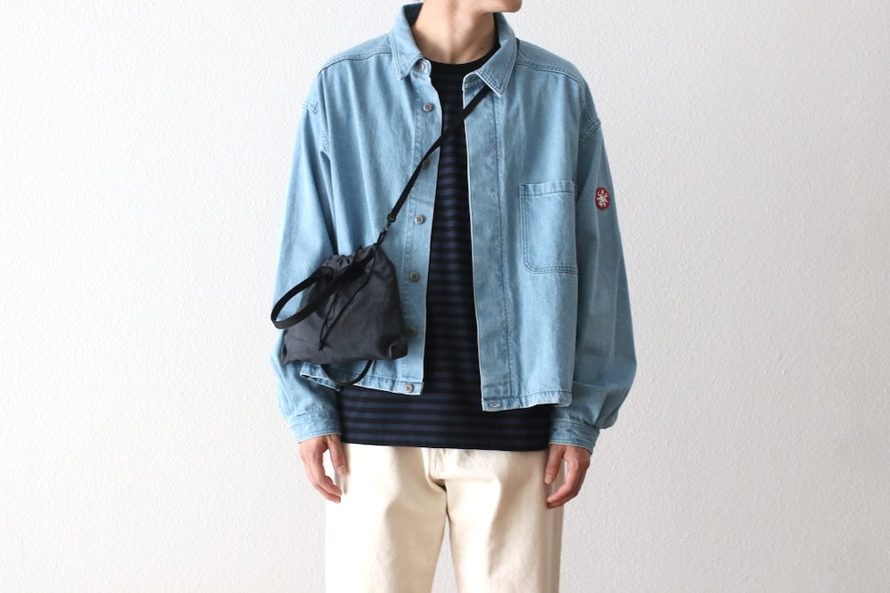 C.E(��������) "WASHED DENIM SHORT SHIRT JACKET"