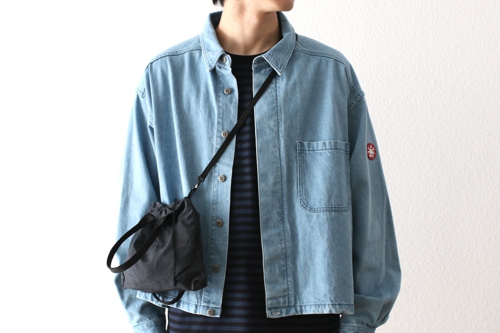 C.E(��������) "WASHED DENIM SHORT SHIRT JACKET"