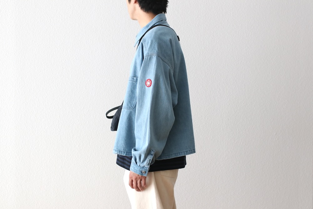 C.E(��������) "WASHED DENIM SHORT SHIRT JACKET"