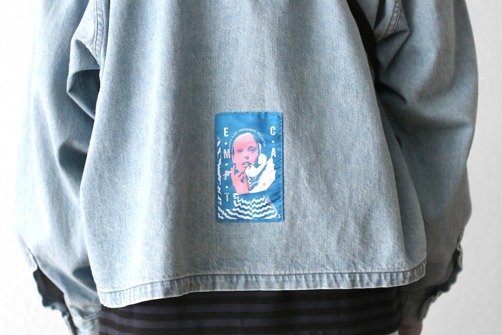 C.E(��������) "WASHED DENIM SHORT SHIRT JACKET"