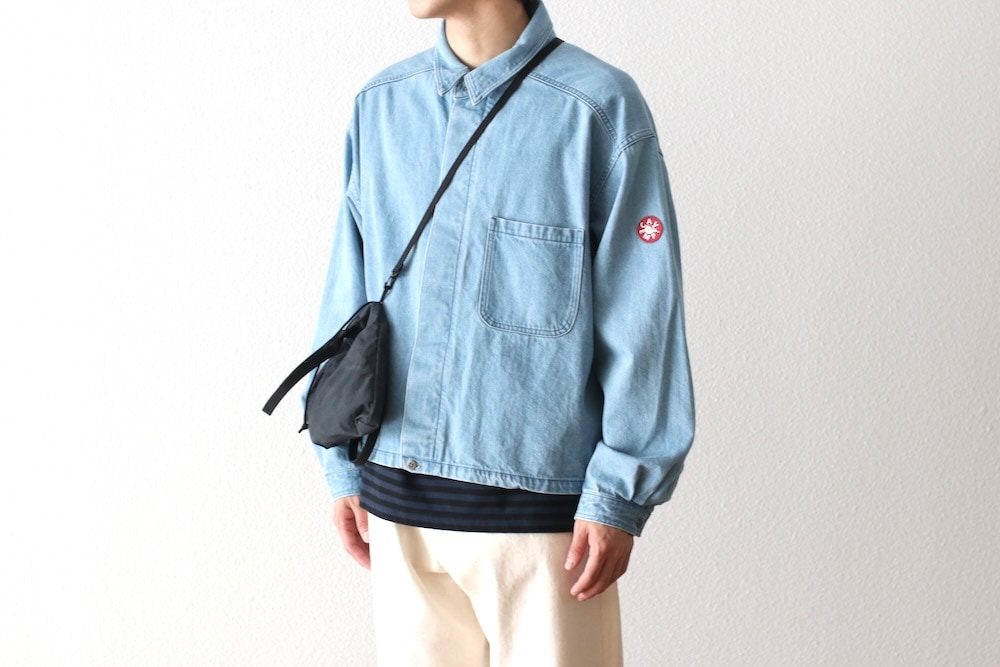 C.E(��������) "WASHED DENIM SHORT SHIRT JACKET"