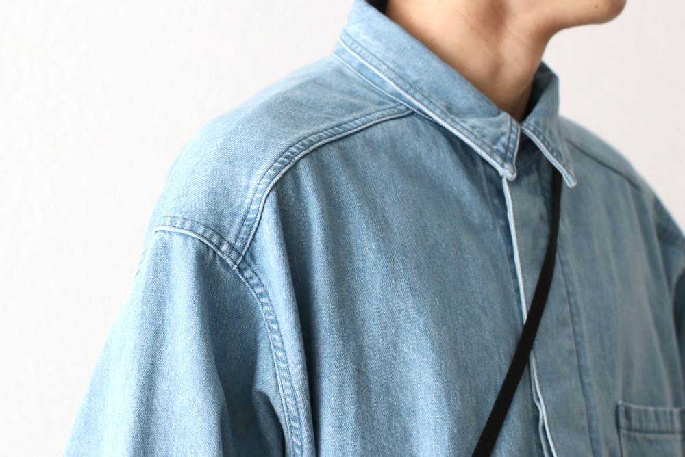 C.E(��������) "WASHED DENIM SHORT SHIRT JACKET"