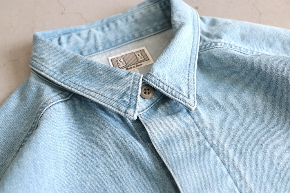 C.E(��������) "WASHED DENIM SHORT SHIRT JACKET"