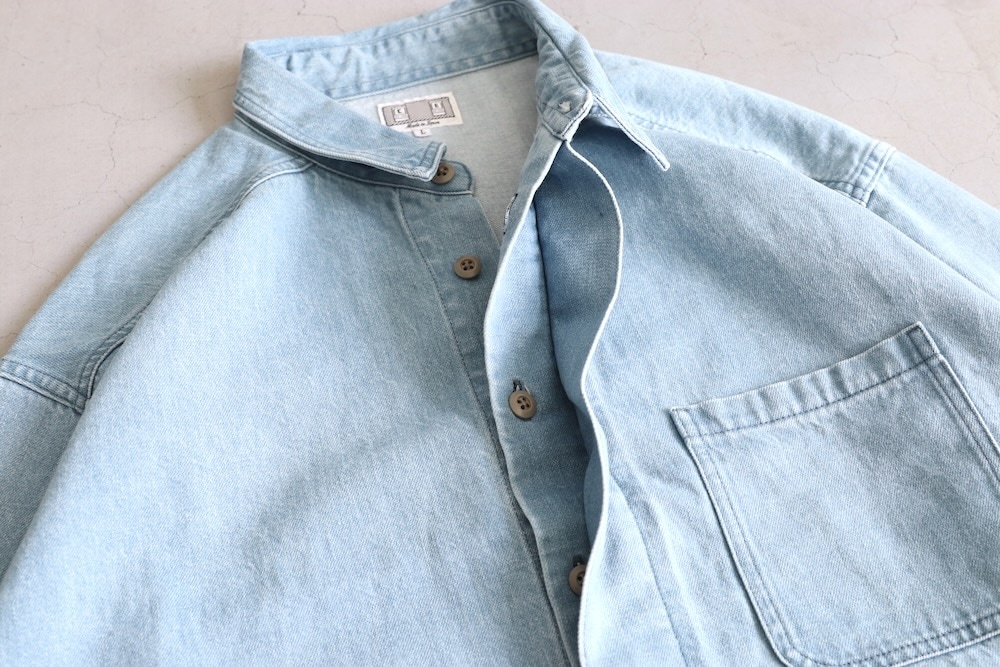 C.E(��������) "WASHED DENIM SHORT SHIRT JACKET"