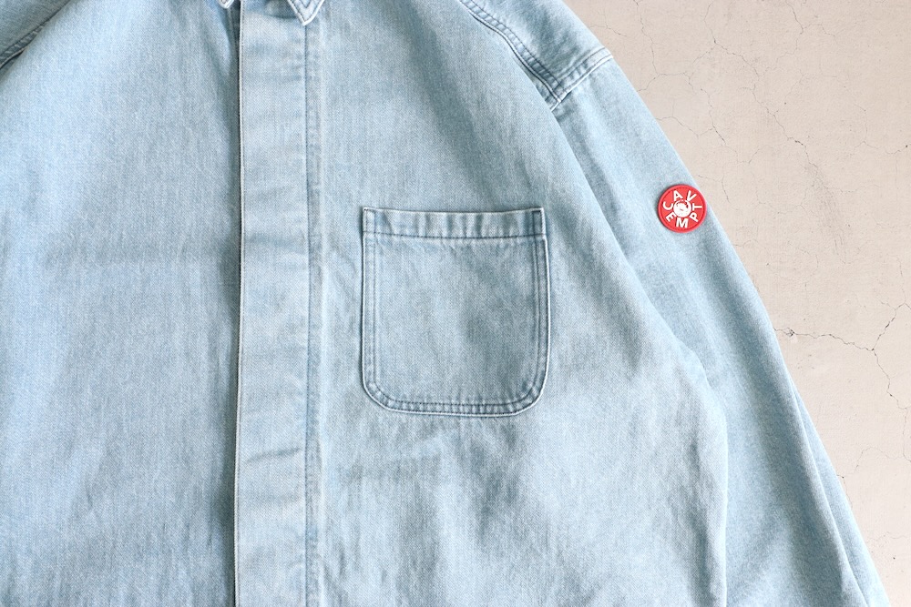 C.E(��������) "WASHED DENIM SHORT SHIRT JACKET"