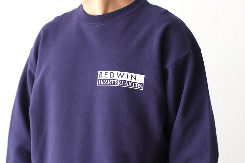 BEDWIN & THE HEARTBREAKERS�ʥ٥ɥ����󥢥�ɥ��ϡ��ȥ֥쥤��������"L/S PRINTED C-NECK SWEAT "M.GORE""