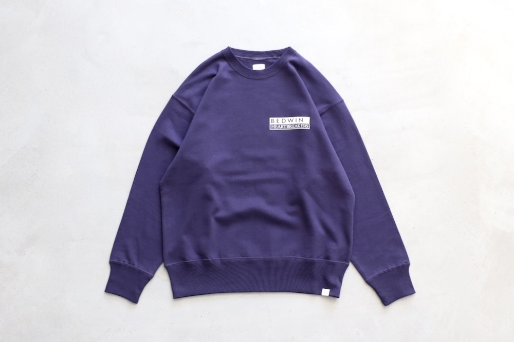 BEDWIN & THE HEARTBREAKERS�ʥ٥ɥ����󥢥�ɥ��ϡ��ȥ֥쥤��������"L/S PRINTED C-NECK SWEAT "M.GORE""