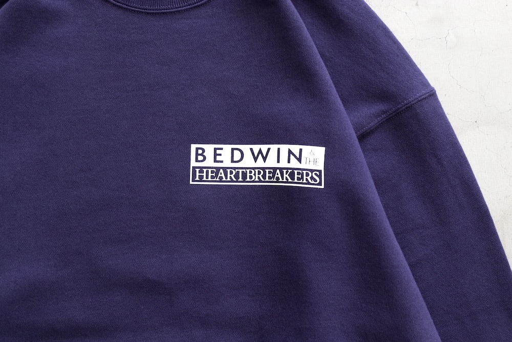 BEDWIN & THE HEARTBREAKERS�ʥ٥ɥ����󥢥�ɥ��ϡ��ȥ֥쥤��������"L/S PRINTED C-NECK SWEAT "M.GORE""