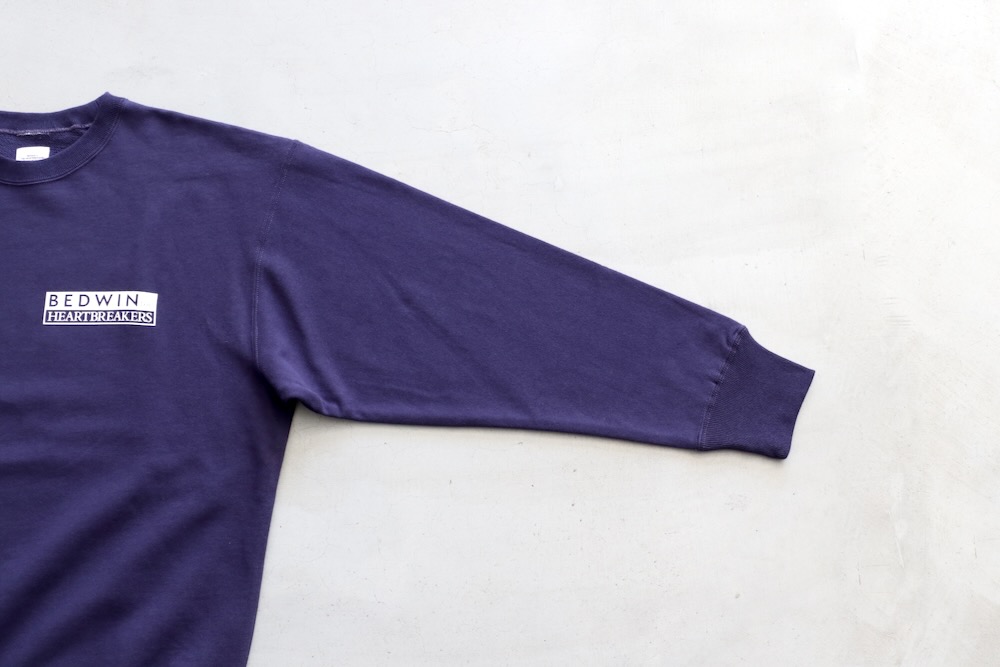BEDWIN & THE HEARTBREAKERS�ʥ٥ɥ����󥢥�ɥ��ϡ��ȥ֥쥤��������"L/S PRINTED C-NECK SWEAT "M.GORE""