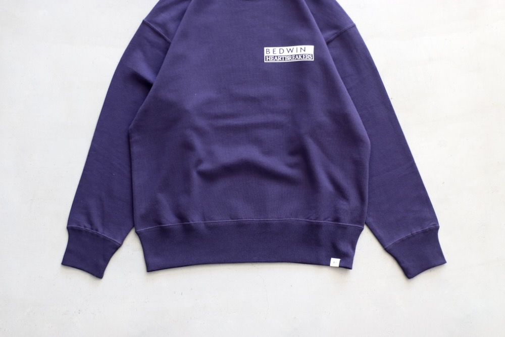 BEDWIN & THE HEARTBREAKERS�ʥ٥ɥ����󥢥�ɥ��ϡ��ȥ֥쥤��������"L/S PRINTED C-NECK SWEAT "M.GORE""