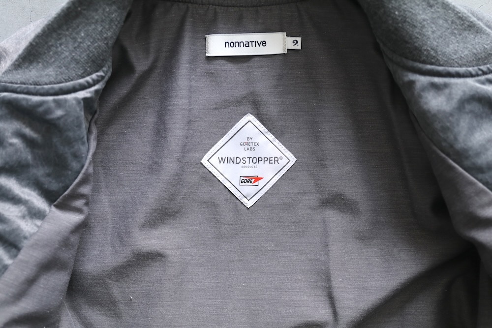 ��WINDSTOPPER��nonnative(�Υ�ͥ��ƥ���) "TROOPER BLOUSON NYLON TWILL PIGMENT DYE WITH WINDSTOPPER"