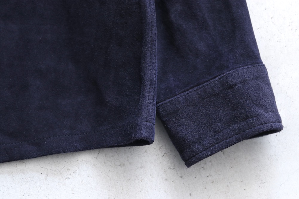 SEVEN BY SEVEN (֥Х֥) "LEATHER FATIGUE SHIRTS - Milled cow nubuck -"