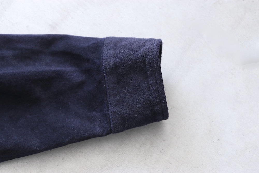 SEVEN BY SEVEN (֥Х֥) "LEATHER FATIGUE SHIRTS - Milled cow nubuck -"