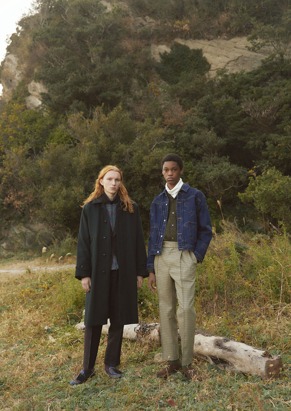 Needles(ˡɥ륺) "M.W. Jean Jacket - 13oz Denim / Rose Jq."