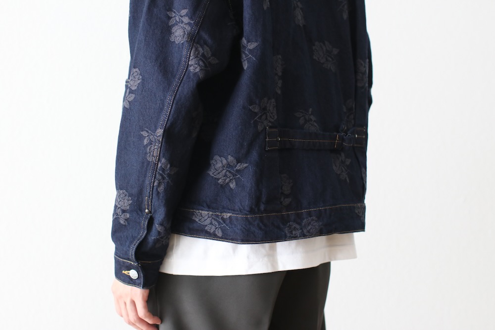 Needles(ˡɥ륺) "M.W. Jean Jacket - 13oz Denim / Rose Jq."