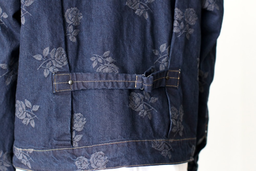Needles(ˡɥ륺) "M.W. Jean Jacket - 13oz Denim / Rose Jq."