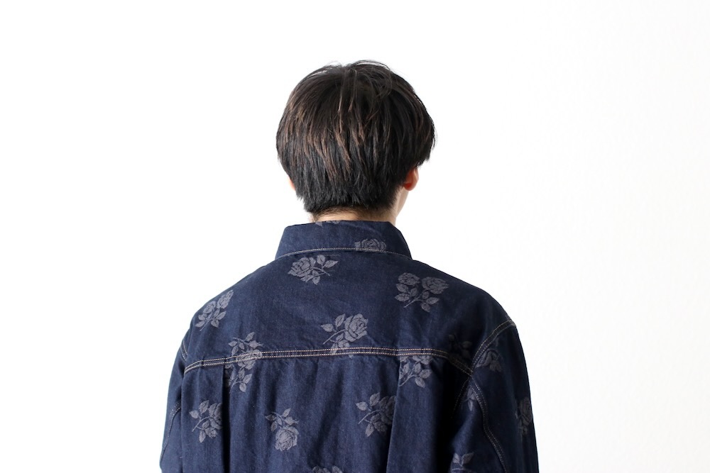 Needles(ˡɥ륺) "M.W. Jean Jacket - 13oz Denim / Rose Jq."