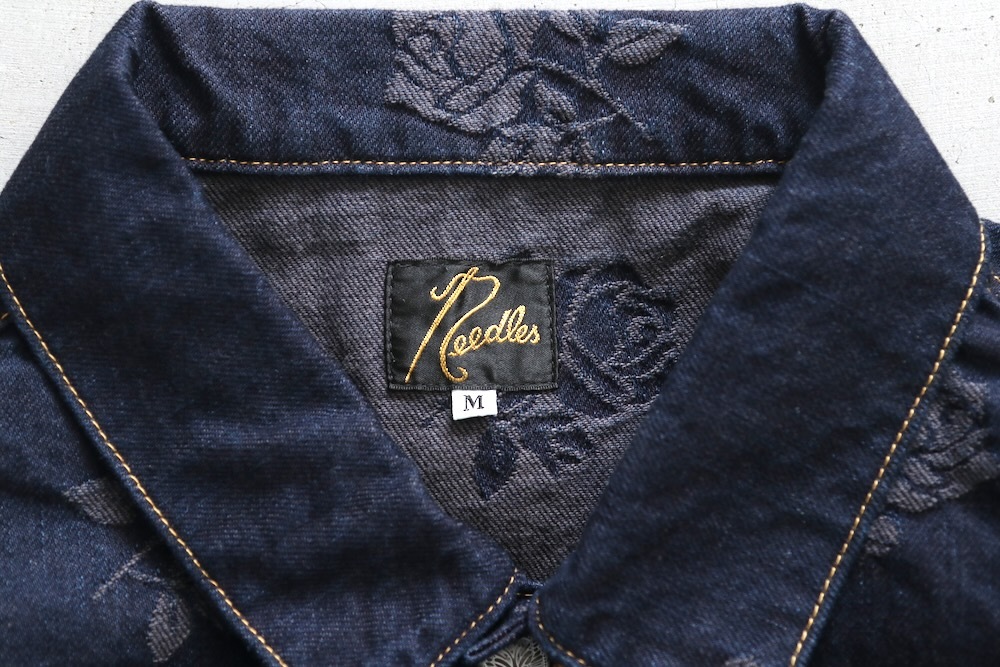 Needles(ˡɥ륺) "M.W. Jean Jacket - 13oz Denim / Rose Jq."