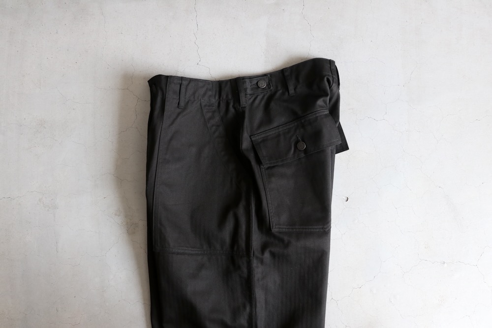 シオタ HBT ベイカーパンツ ブラック 6size CIOTA CIOTA(シオタ) M-47 HBTベイカーパンツ PTLM-151 : WR