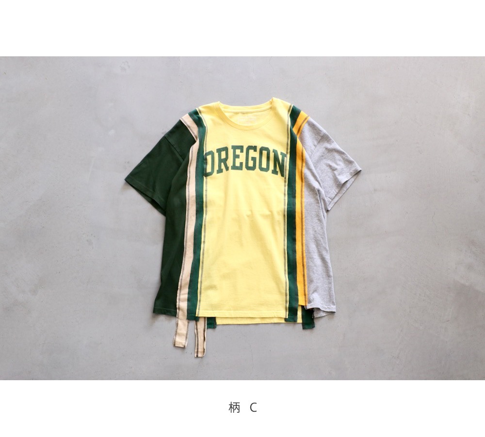 Rebuild by Needles(��ӥ�ɥХ��ˡ��ɥ륺)  "7 Cuts Wide Tee - College"