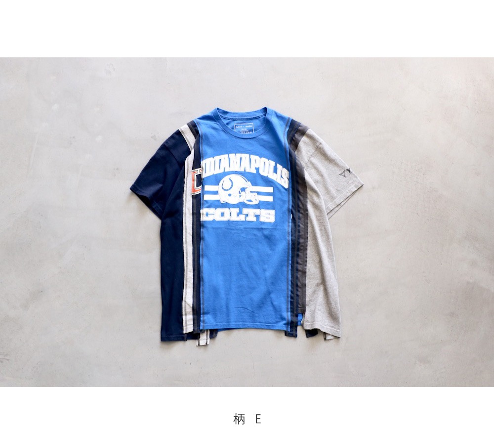 Rebuild by Needles(��ӥ�ɥХ��ˡ��ɥ륺)  "7 Cuts Wide Tee - College"