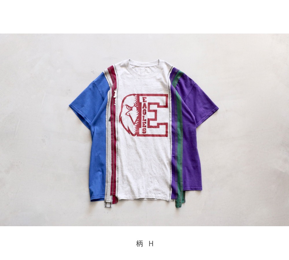 Rebuild by Needles(��ӥ�ɥХ��ˡ��ɥ륺)  "7 Cuts Wide Tee - College"