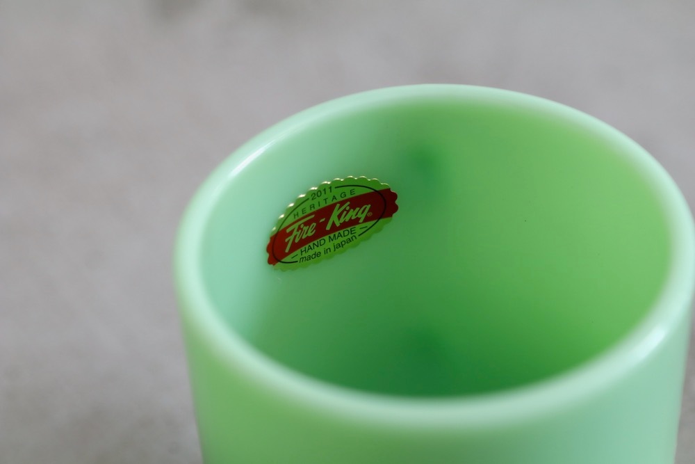 Fire King (ե䡼 ) "Stacking Mug - jadeite -"