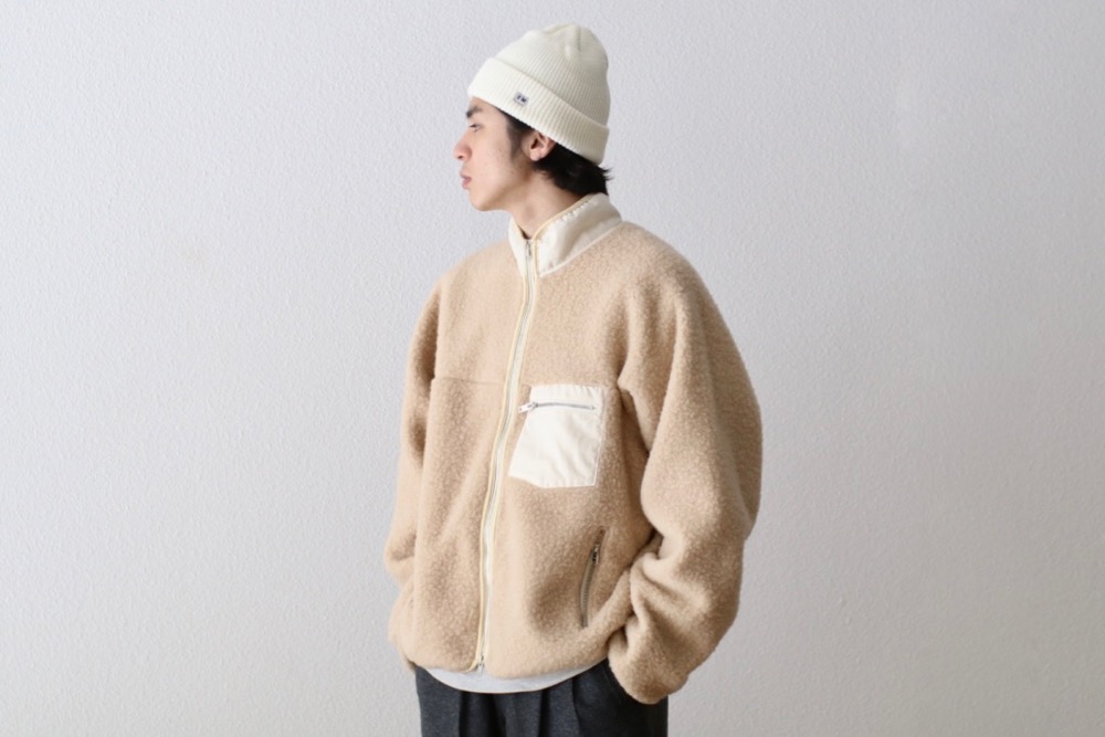 ents. () "Camel Boa Blouson"