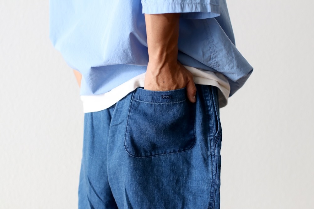 Porter Classic(�ݡ��������饷�å�) "INDIGO LINEN PANTS"