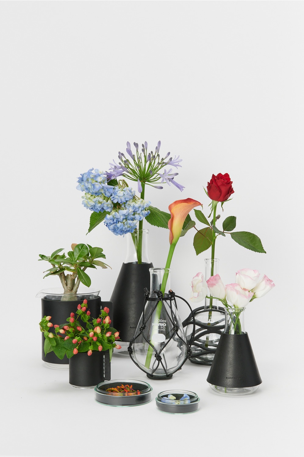 Hender Scheme エンダースキーマ　花瓶　化瓶　2つセット　300ml Hender Scheme エンダースキーマ花瓶化瓶2つセット300ml