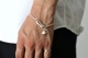 BUNNEY(�Хˡ�) "M Hook w/Stud Bracelet 925 Silver"