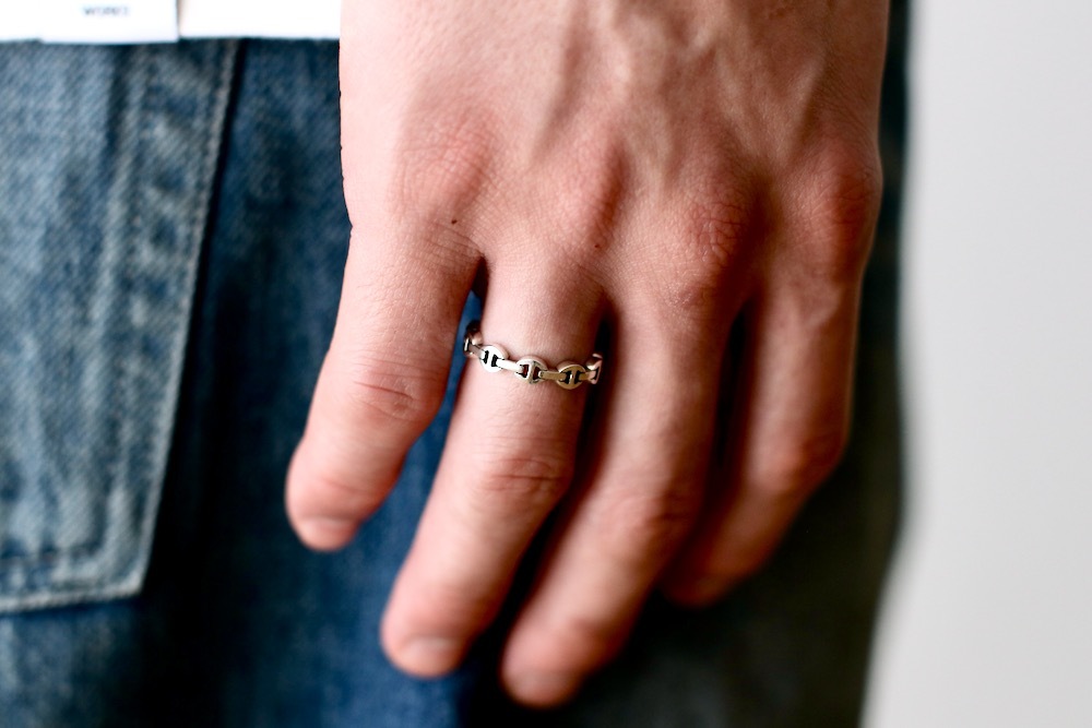 HOORSENBUHS ホーセンブース　MICRO DAME TRI-LINK MICRO DAME II TRI-LINK WITH DIAMOND BRIDGES｜WG｜Ring