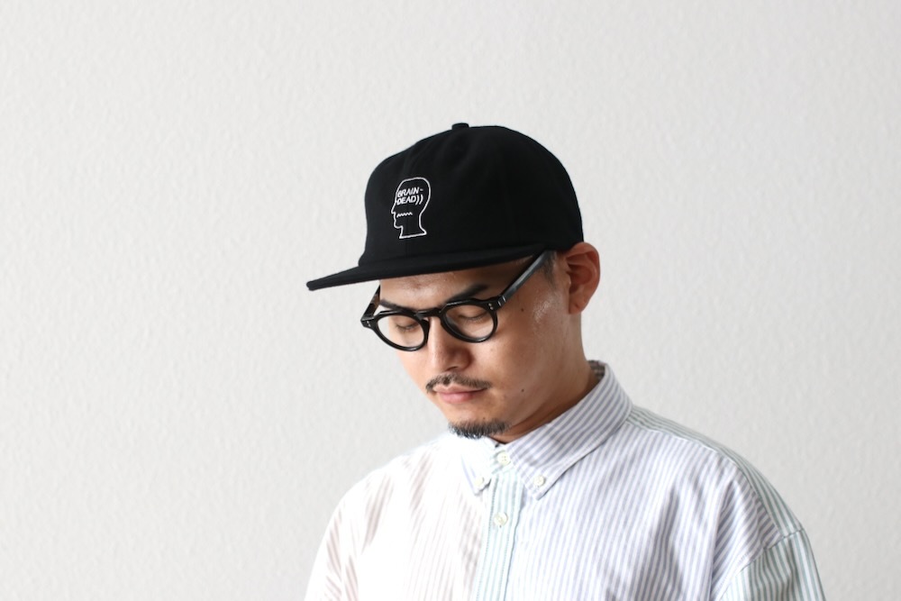 BRAIN DEAD (֥쥤ǥå) "FLANNEL LOGOHEAD 6 PANEL HAT"