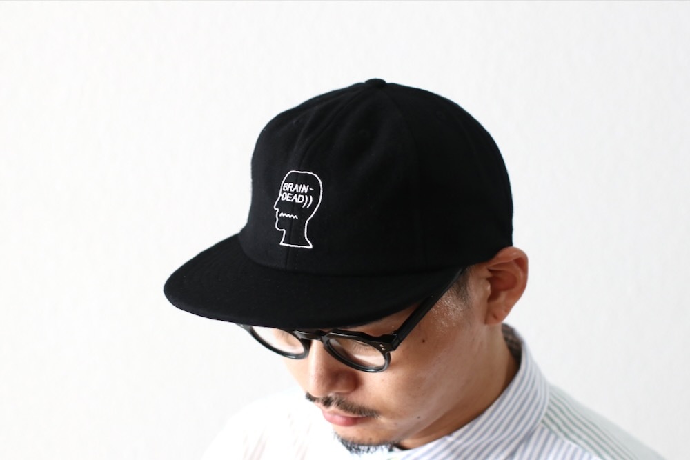 BRAIN DEAD (֥쥤ǥå) "FLANNEL LOGOHEAD 6 PANEL HAT"