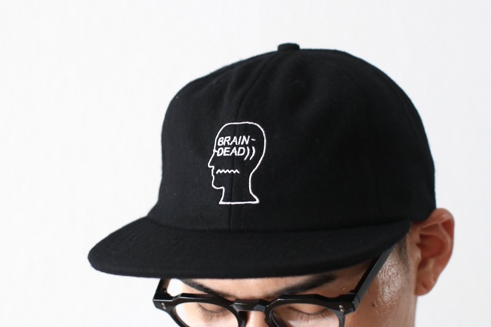 BRAIN DEAD (֥쥤ǥå) "FLANNEL LOGOHEAD 6 PANEL HAT"