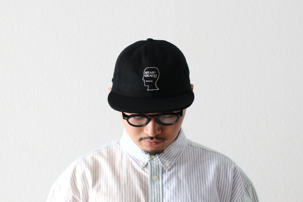 BRAIN DEAD (֥쥤ǥå) "FLANNEL LOGOHEAD 6 PANEL HAT"
