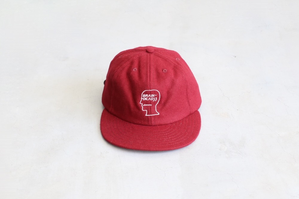 BRAIN DEAD (֥쥤ǥå) "FLANNEL LOGOHEAD 6 PANEL HAT"