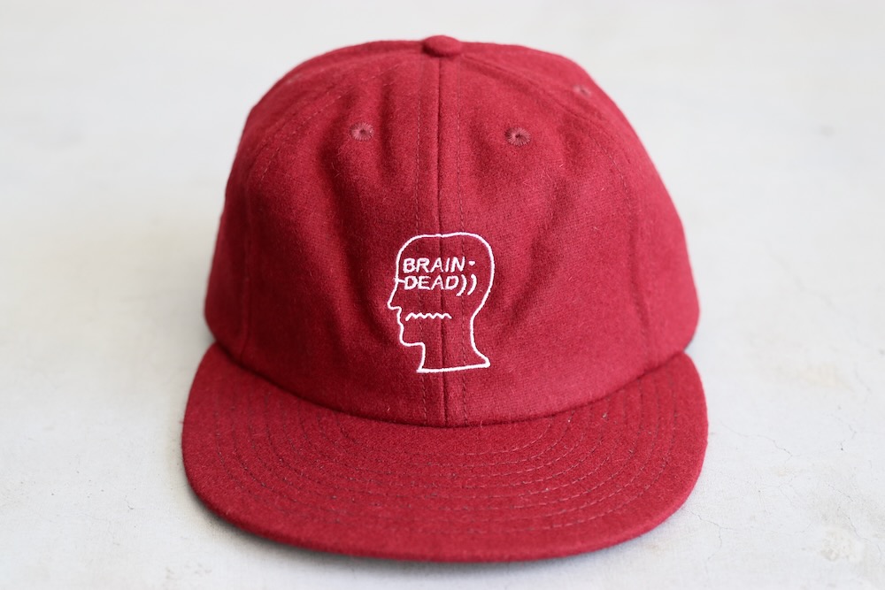 BRAIN DEAD (֥쥤ǥå) "FLANNEL LOGOHEAD 6 PANEL HAT"