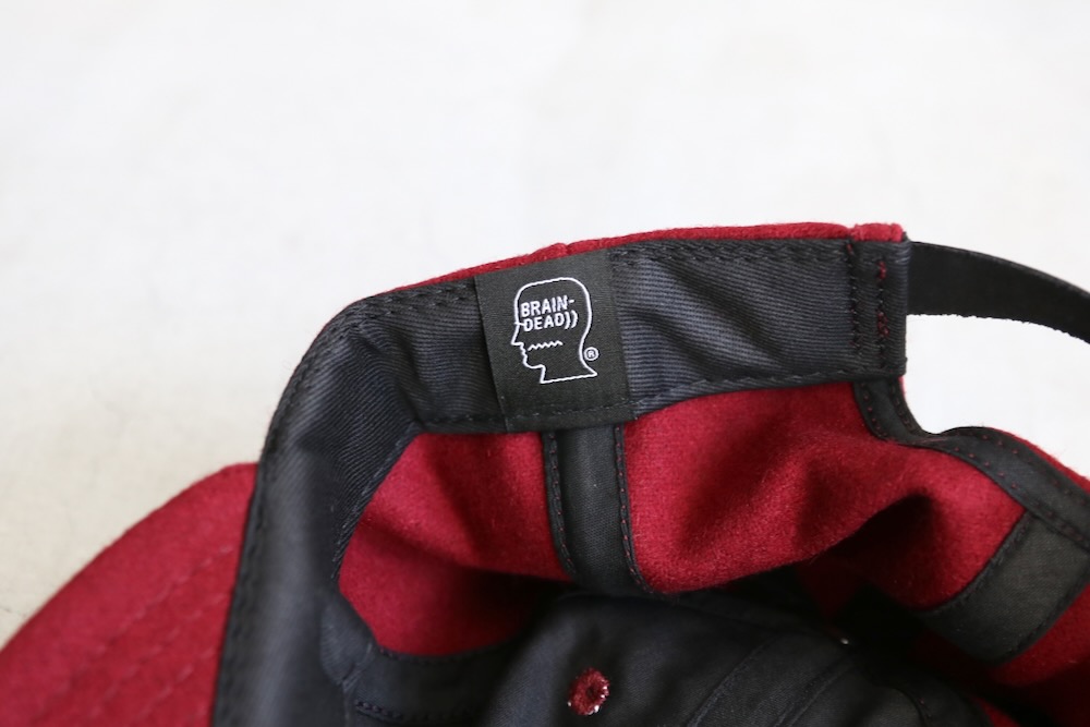 BRAIN DEAD (֥쥤ǥå) "FLANNEL LOGOHEAD 6 PANEL HAT"