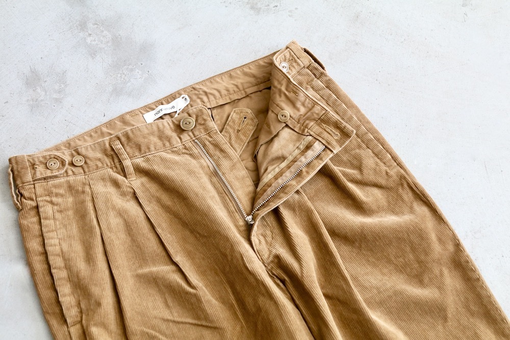 nonnative(�Υ�ͥ��ƥ���) "OFFICER CHINO TROUSERS COTTON CORD SULFUR DYE"