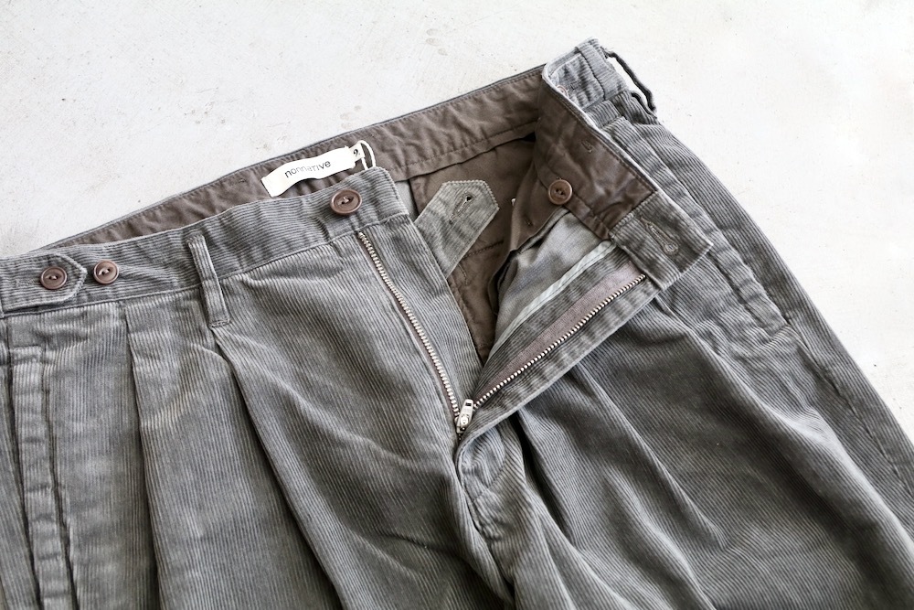 nonnative(�Υ�ͥ��ƥ���) "OFFICER CHINO TROUSERS COTTON CORD SULFUR DYE"