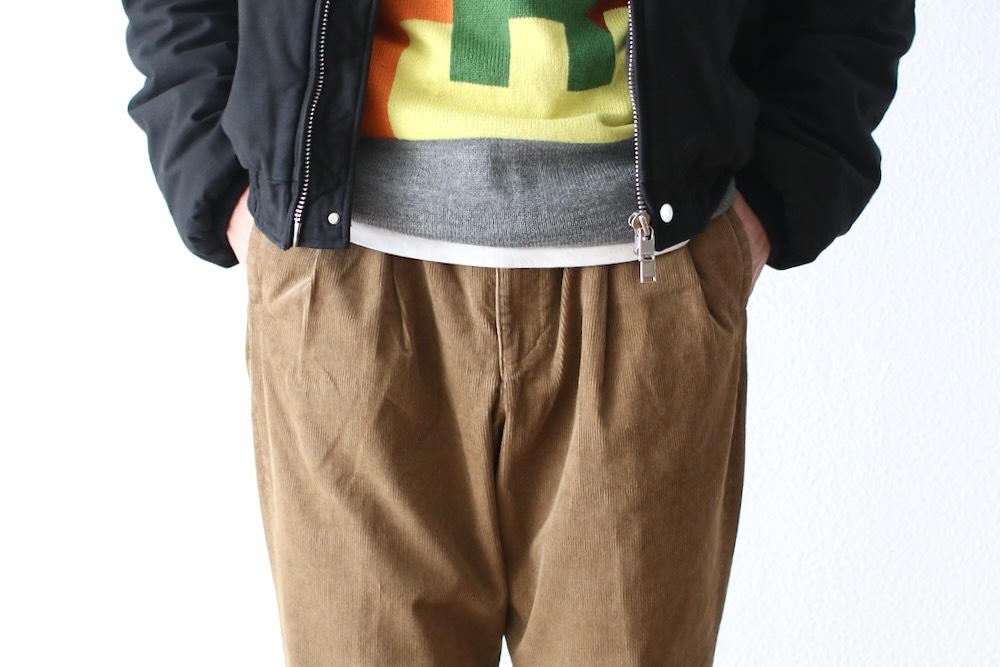 nonnative(�Υ�ͥ��ƥ���) "OFFICER CHINO TROUSERS COTTON CORD SULFUR DYE"